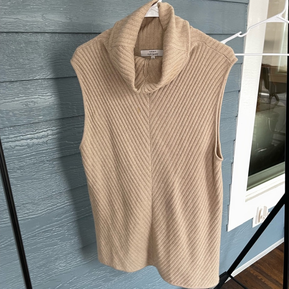 Robert Rodriguez high low cashmere wool sweater